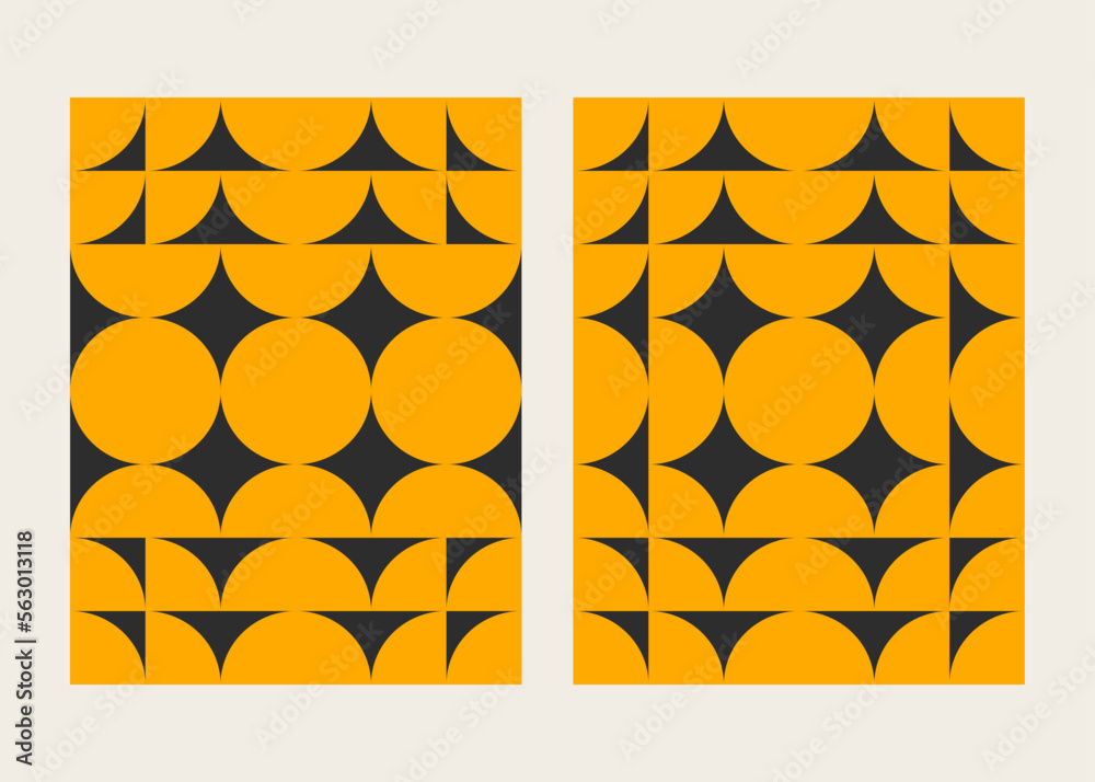 Geometric pattern of circles