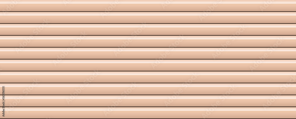 Vector realistic horizontal wood lining background. 3d striped plastic siding surface seamless pattern. Line shape urban fence texture. Facade brown wooden planks banner. Home grooved vinyl wall tile Vector realistic horizontal wood lining background. 3d striped plastic siding surface seamless pattern. Line shape urban fence texture. Facade brown wooden planks banner. Home grooved vinyl wall tile