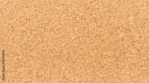 Vector realistic cork texture. Cork board horizontal background. Natural tree to do list backdrop. Plywood construction, top view. Corkboard sheet illustration. Bulletin memo banner