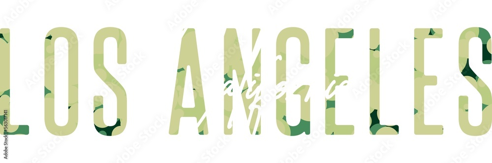 Los Angeles Typography poster. T-shirt fashion Design. Template for poster, print, banner, flyer. Concept for print production. Los Angeles Typography poster. T-shirt fashion Design. Template for poster, print, banner, flyer. Concept for print production.