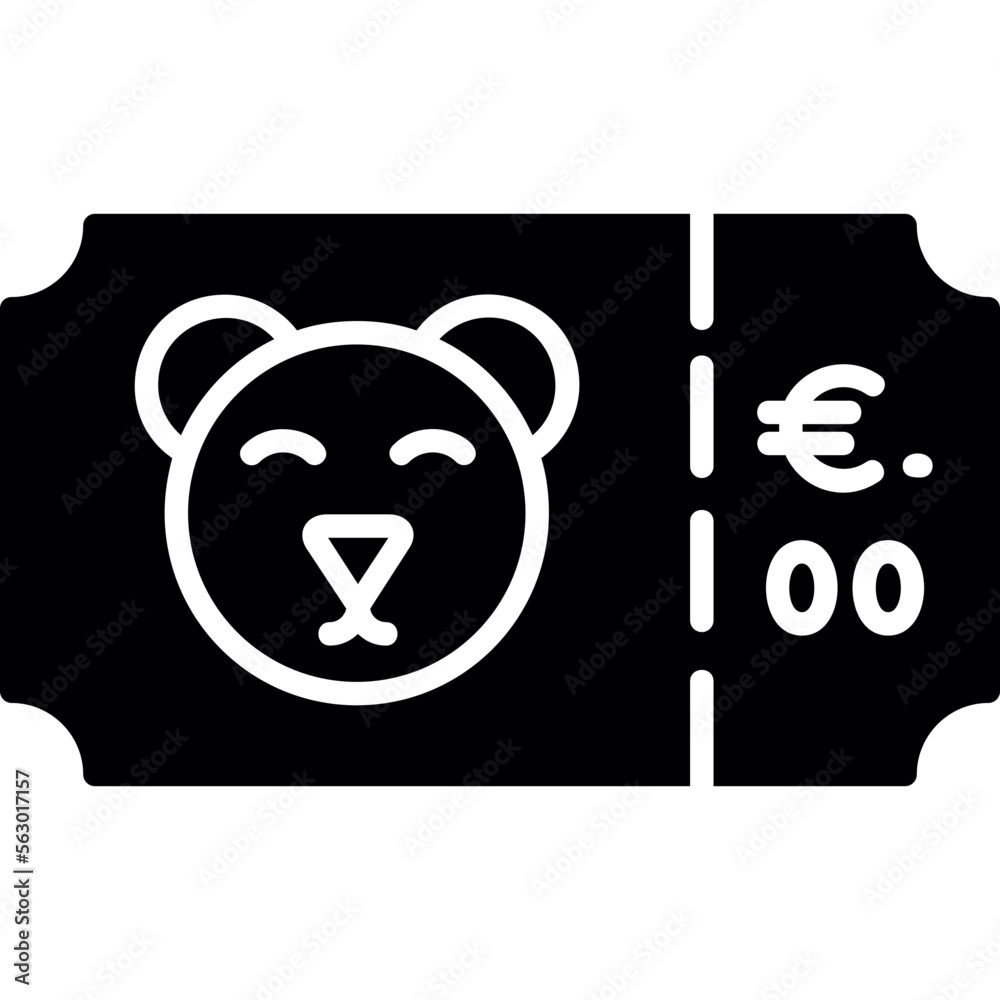 Zoo Ticket Icon Zoo Ticket Icon