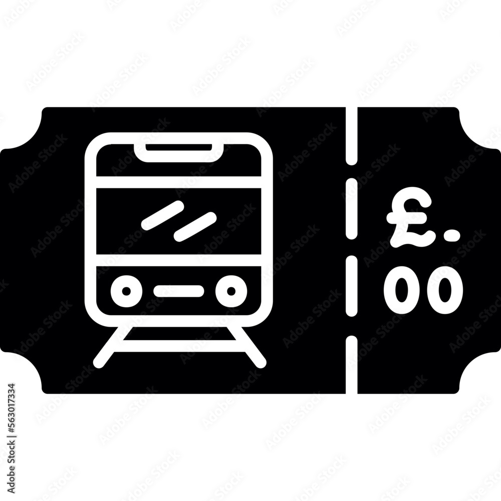 Metro Ticket Icon