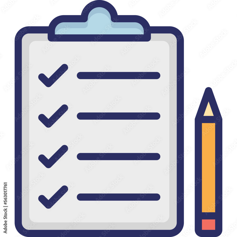 Clipboard, pencil Vector Icon which can easily modify or edit
Clipboard, pencil Vector Icon which can easily modify or edit