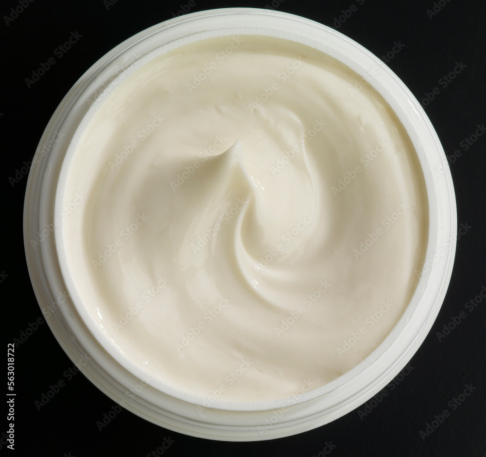 Close up texture pot crème anti-ride Close up texture pot crème anti-ride