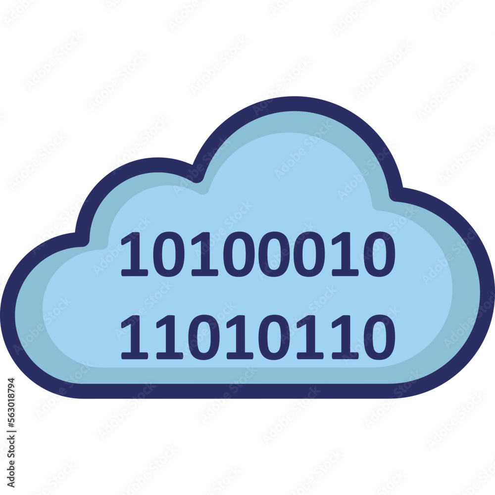 Binary, cloud coding Vector Icon Fully Editable
Binary, cloud coding Vector Icon Fully Editable