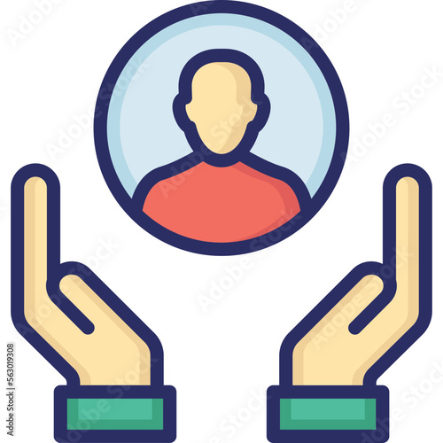 Avatar, defence Vector Icon Fully Editable 
