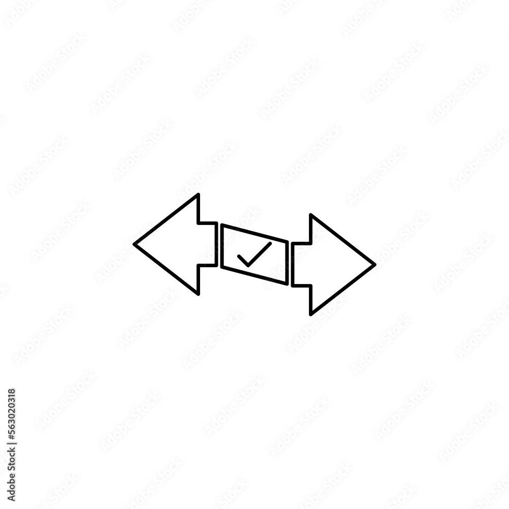 Easy transfer cash flow icon isolated on white background Easy transfer cash flow icon isolated on white background