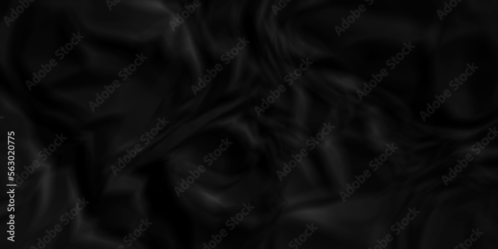 Dark Black facbric paper backdrop crumpled texture. dark black textured crumpled black paper background. panorama black paper texture background, crumpled pattern. Dark Black facbric paper backdrop crumpled texture. dark black textured crumpled black paper background. panorama black paper texture background, crumpled pattern.