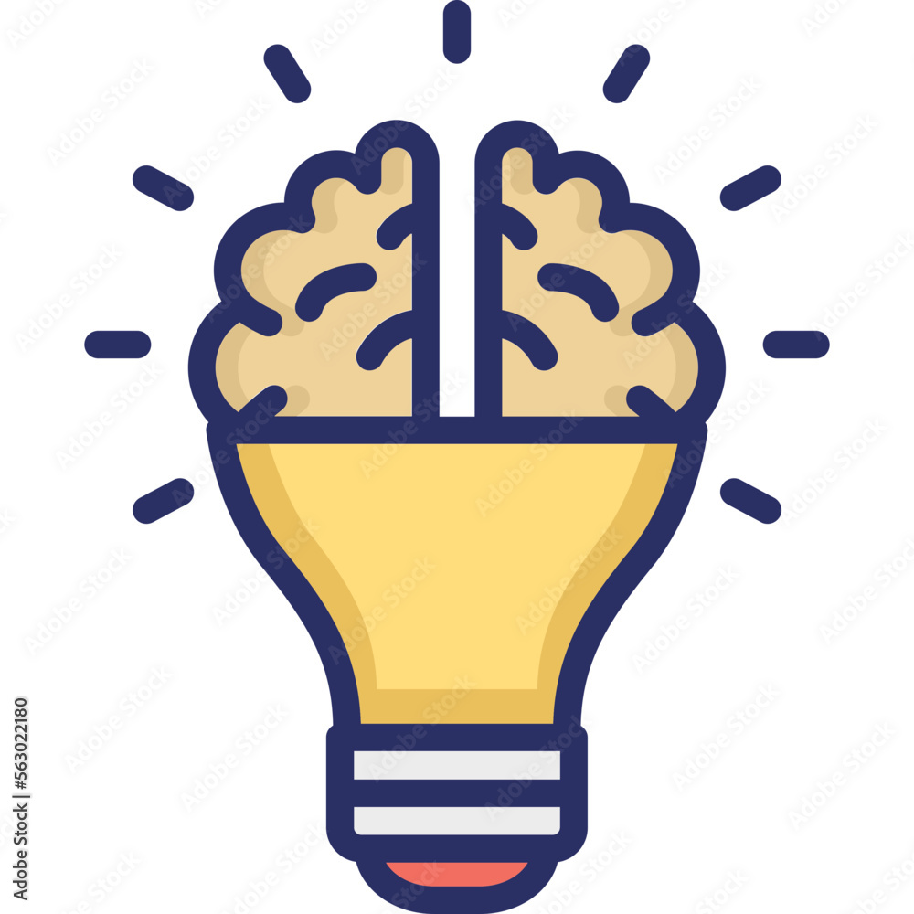 Brain, brainstorming Vector Icon which can easily modify or edit
Brain, brainstorming Vector Icon which can easily modify or edit
