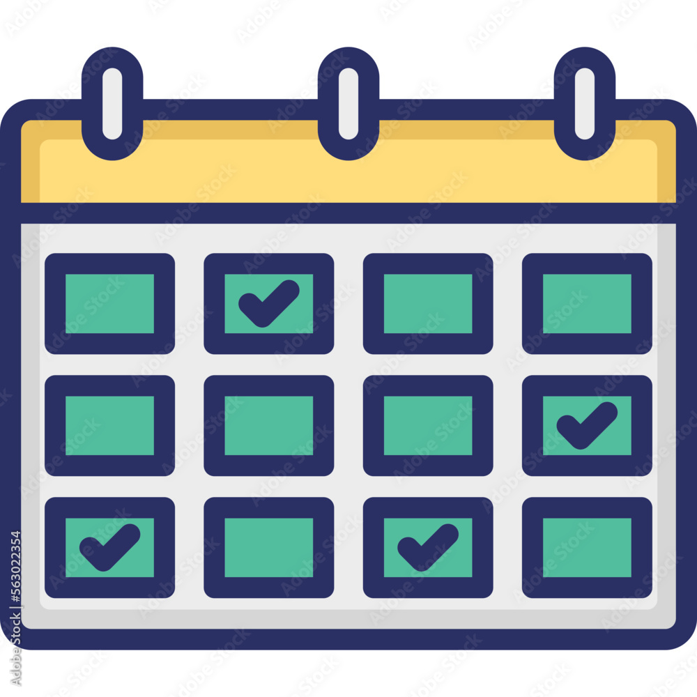 Agenda, calendar Vector Icon which can easily modify or edit
Agenda, calendar Vector Icon which can easily modify or edit