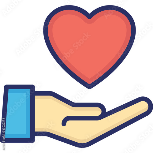 Care, courtesy Vector Icon
