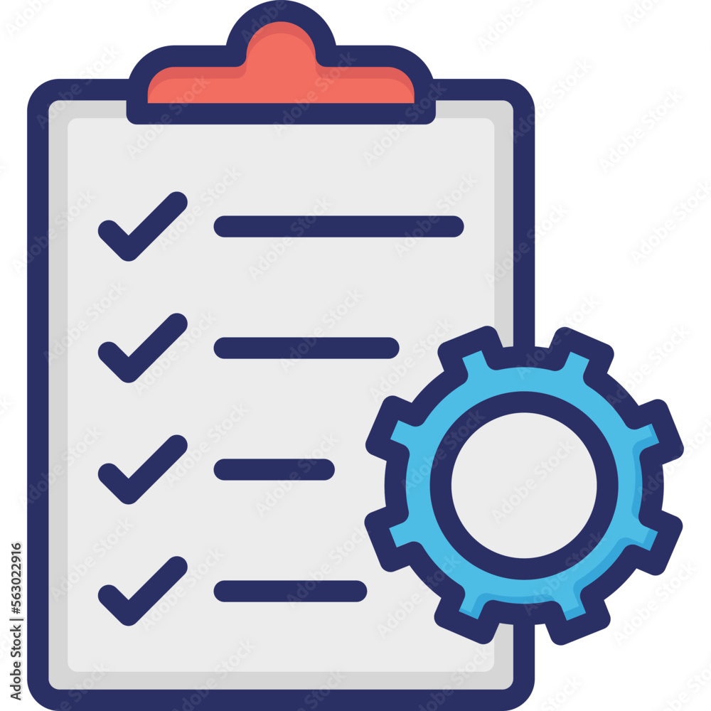 Clipboard, cog Vector Icon
Clipboard, cog Vector Icon