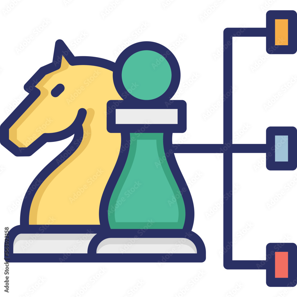 Business strategic, chess Vector Icon
Business strategic, chess Vector Icon