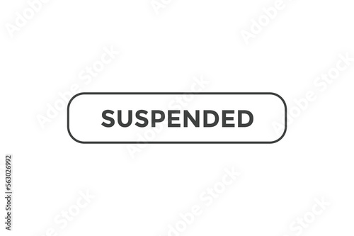 Suspended button web banner templates. Vector Illustration
