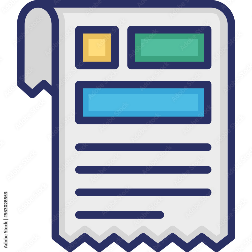 Article, blog Vector Icon

