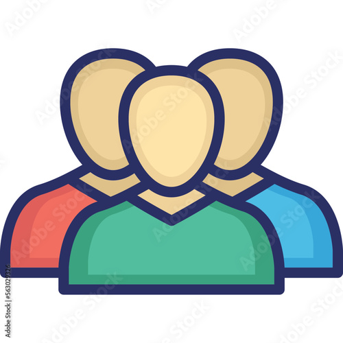 Audience, consumer Vector Icon 