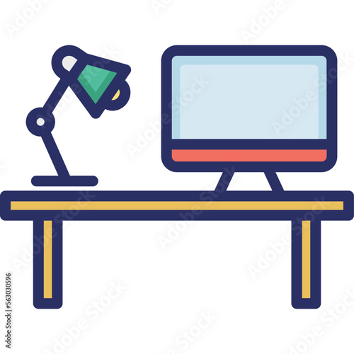 Lamp, light Vector Icon

