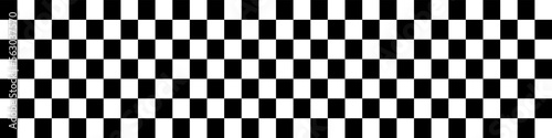 Leinwand Poster Checkered flag set. race background vector design