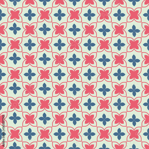 Seamless pattern vector abstract background color random geometric pattern for wall modern design or fabric shirt or gift wrapping papers and pastel color wallpaper or grid line.