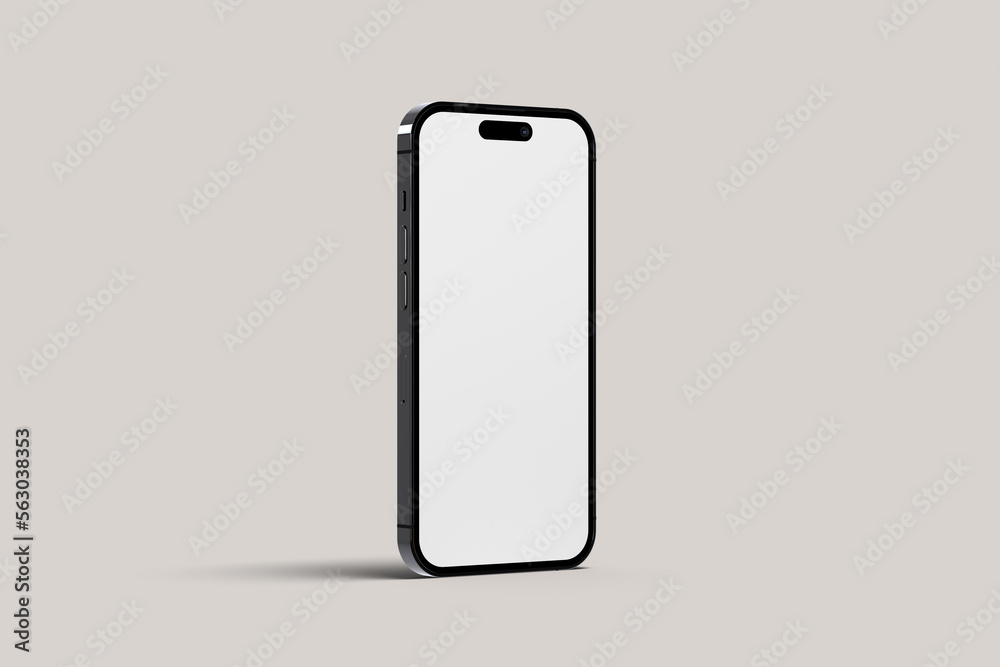 Smartphone screen mockup blank Smartphone screen mockup blank