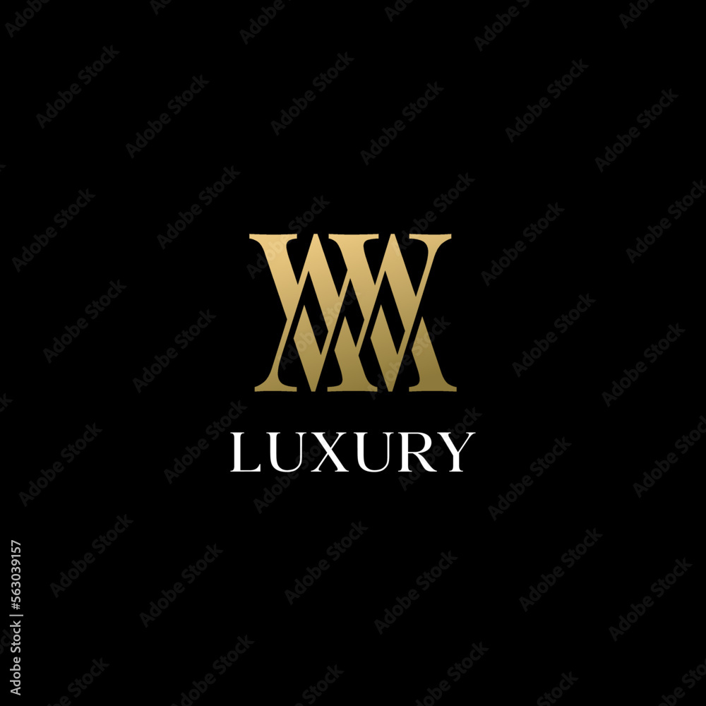 WW Letter Logo. Gold Letter Design Vector with Golden Luxury Colors and Monogram Design.
WW Letter Logo. Gold Letter Design Vector with Golden Luxury Colors and Monogram Design.
