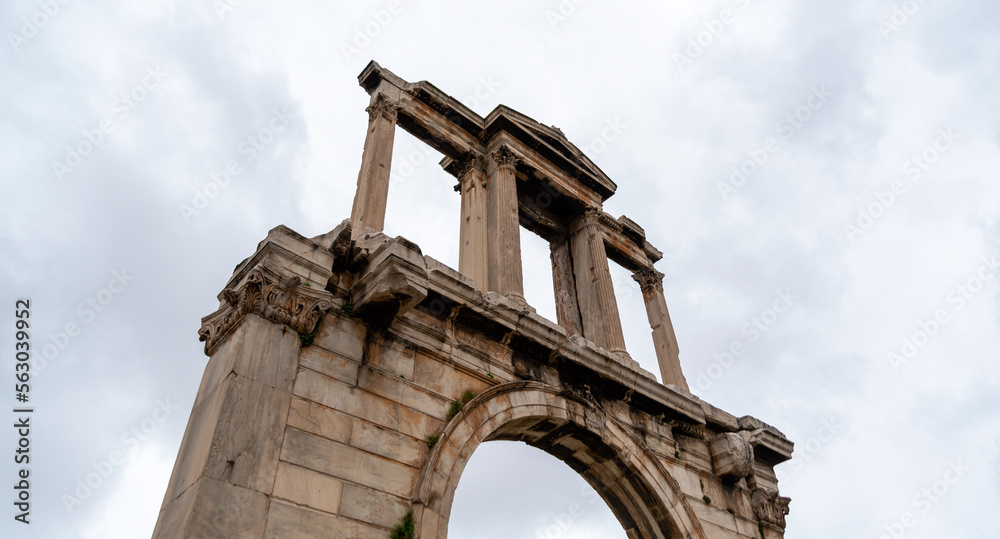 ancient building in Athens Greece