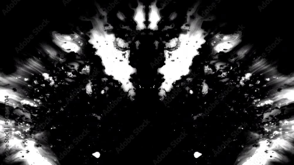 Rorschach Splattering Ink drops rorschach fluid splash splatter spread texture creative ...