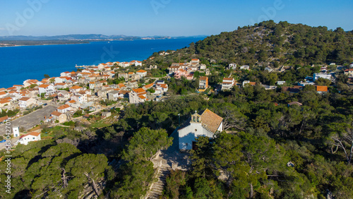 Tkon town on island Pašman in Croatia