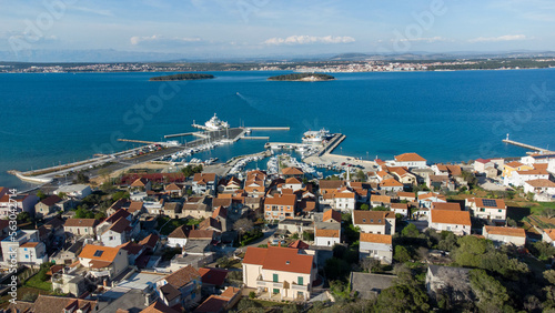 Tkon town on island Pašman in Croatia