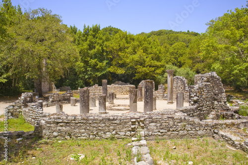 Baptistery in Butrint National Park, Buthrotum, Albania