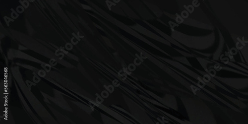 Black silk background . Black satin fabric background texture . abstract background luxury cloth or liquid wave or wavy folds of grunge silk texture material or smooth and soft luxurious cloth .