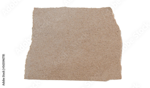 Wallpaper Mural Brown ripped piece of paper isolated on transparent background PNG file Torontodigital.ca