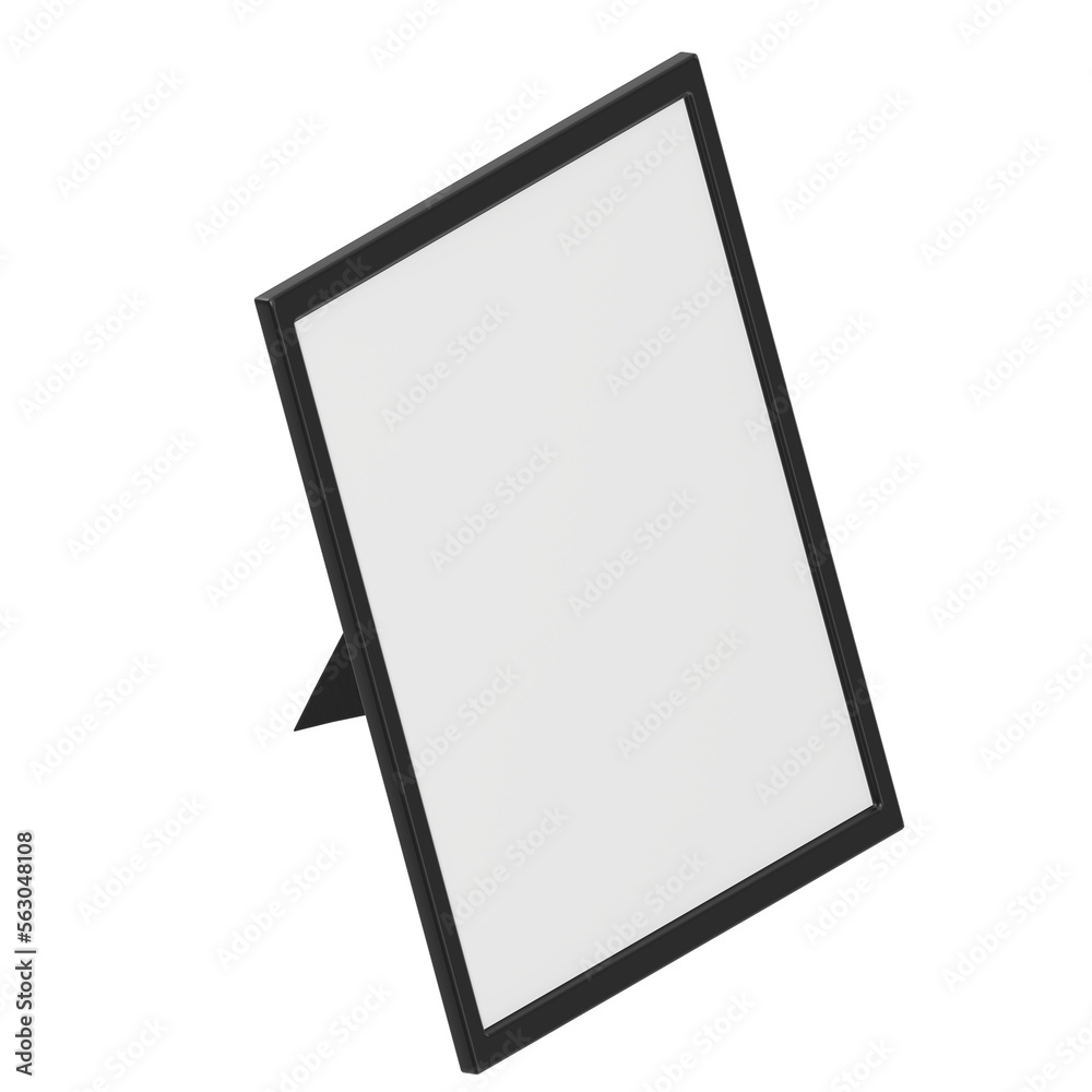3D rendering illustration of a desktop photo picture frame 3D rendering illustration of a desktop photo picture frame