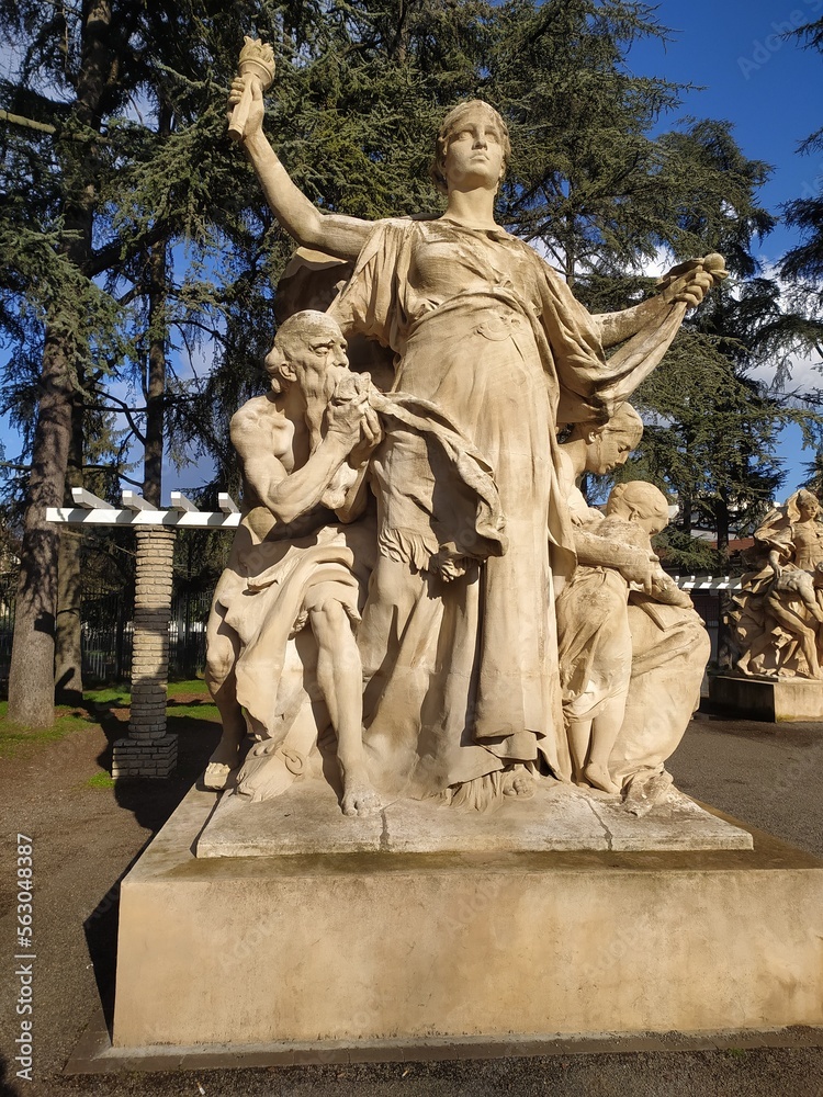 Obraz premium Statue Historique