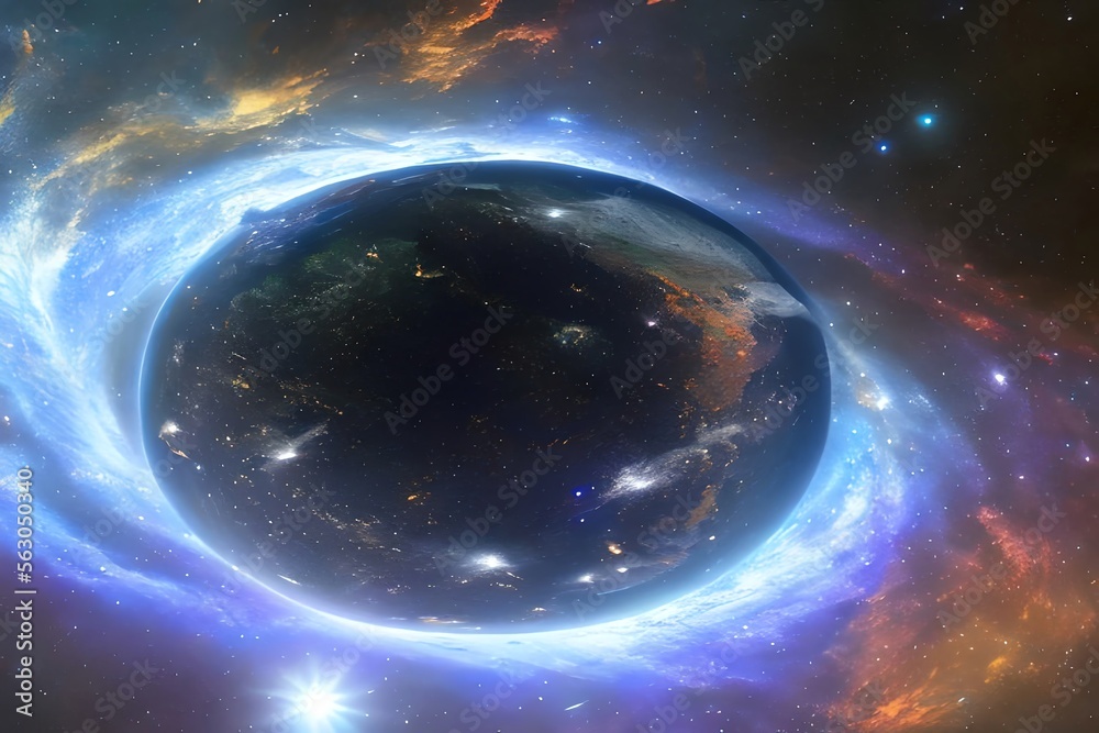 Obraz premium Space, stars, planets and nebula