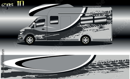 racing background vector for camper car wraps and more