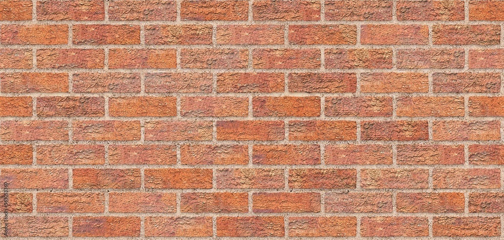 Rusticated Red Brick Stretcher texture wall background Rusticated Red Brick Stretcher texture wall background