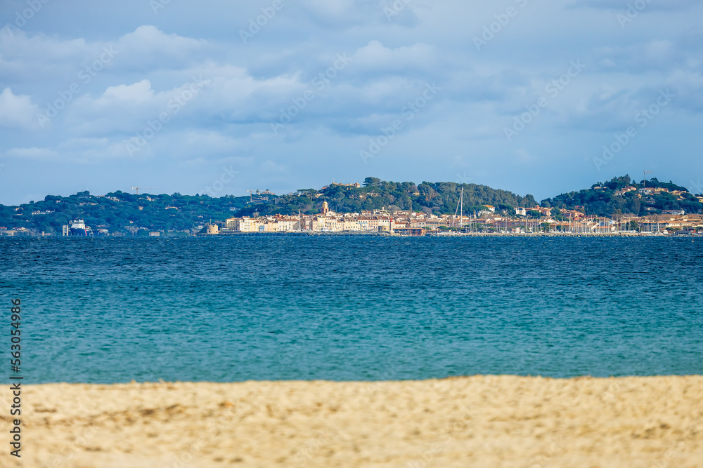 Panoramic view of St. Tropez, France, Provence