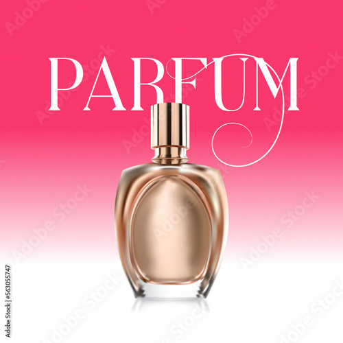 Parfum Vector Illustration. Luxury eau de parfum