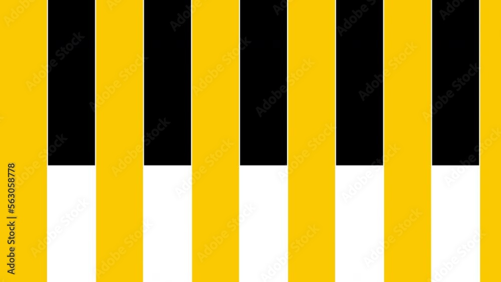 Yellow and black colored simple block stripes transition background in 4K 60fps.
Yellow and black colored simple block stripes transition background in 4K 60fps.