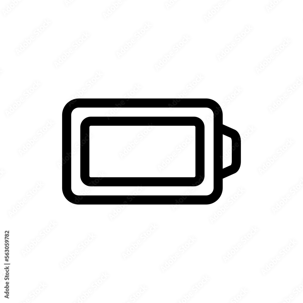 battery line icon battery line icon