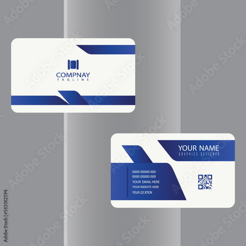 Corporate or Personal Visiting Card or Business Card Design Template