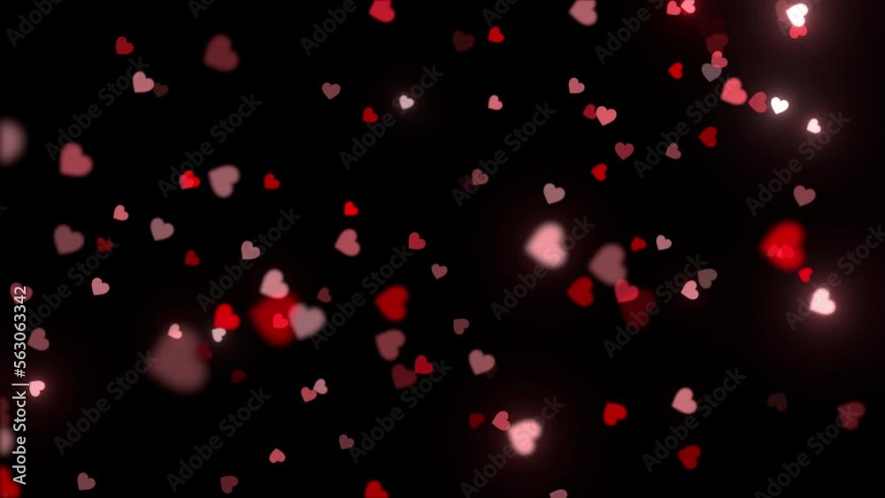 flying love Heart pattern background animation flying love Heart pattern background animation