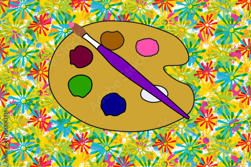 Colour Plate Vector Art 