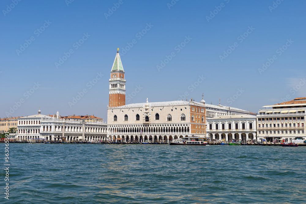 Campanile di San Marco in Venice viewed from the sea