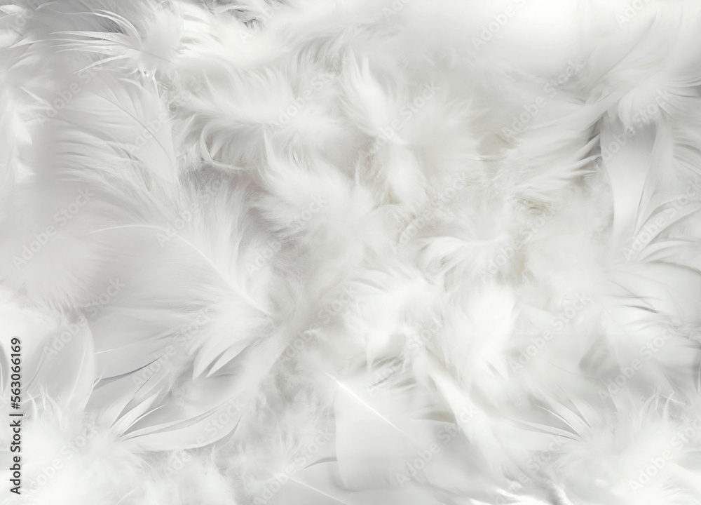 Abstract soft white feathers background Abstract soft white feathers background