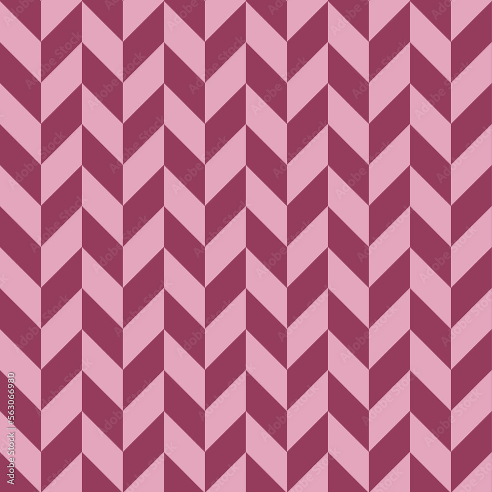 Pink waves zig zag seamless background texture. Popular zigzag chevron pattern on light pink background Pink waves zig zag seamless background texture. Popular zigzag chevron pattern on light pink background