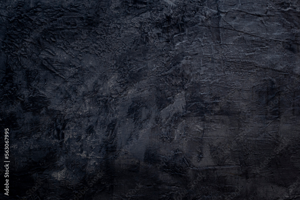 Beautiful grunge blue gray background. Wide angle rugged abstract decorative dark background image. Stylized rough textured wallpaper with copy space for design. Old concrete surface.