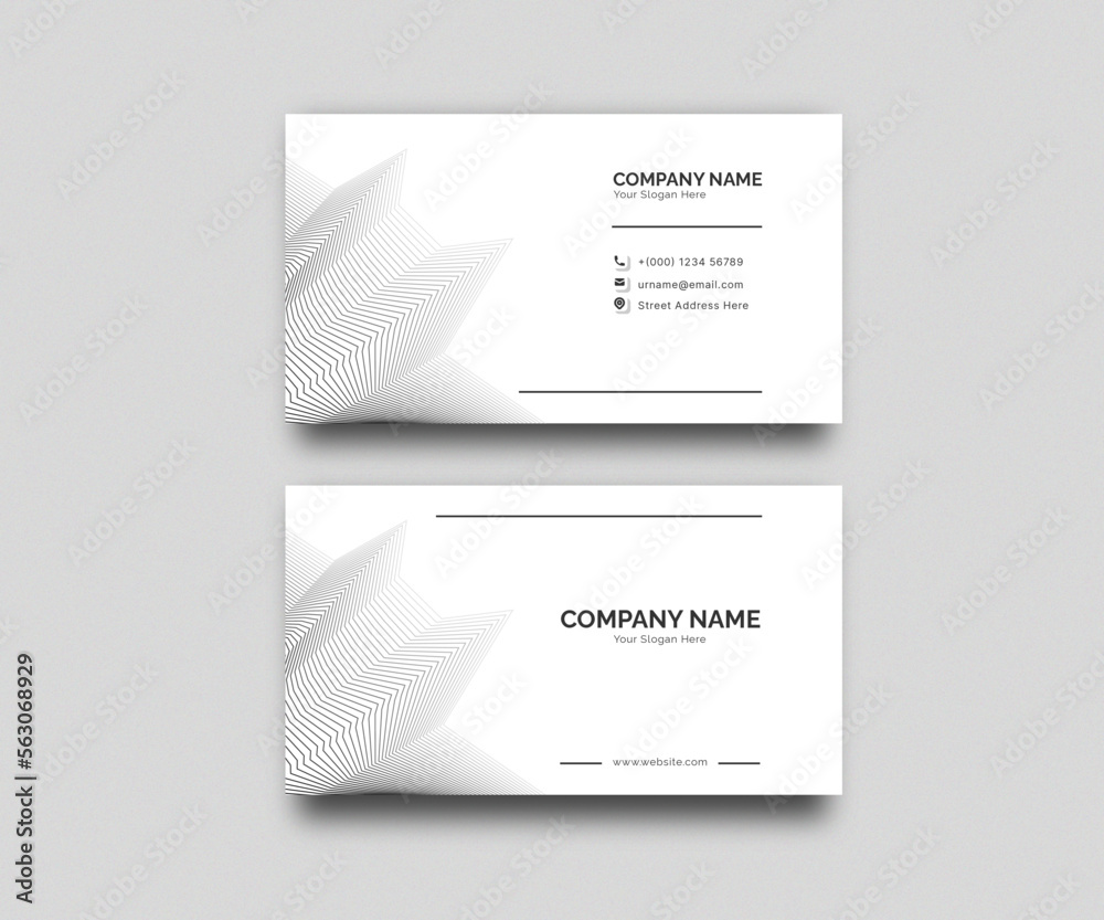 Fototapeta premium vector business card template