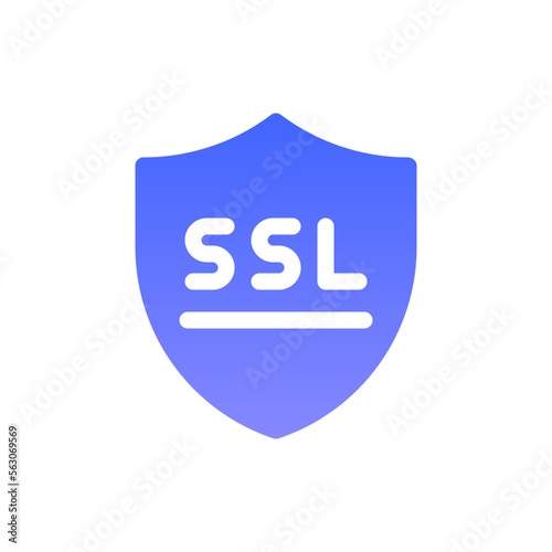 ssl flat gradient icon